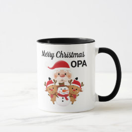 Merry Christmas OPA gift Mug Mok