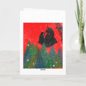 MERRY CHRISTMAS OPERATOR VAN DE ENGINEER-CRANE FEESTDAGEN KAART (Achterkant)