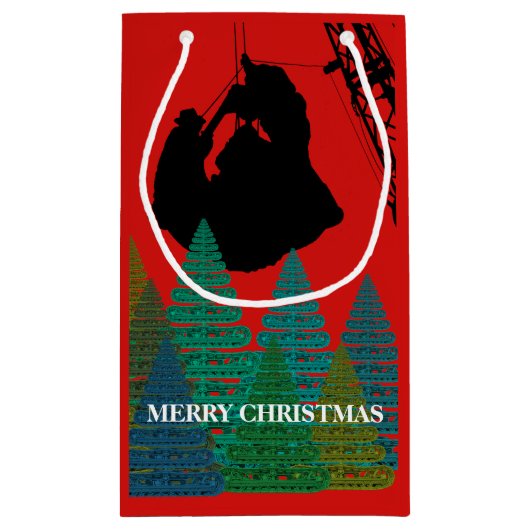 MERRY CHRISTMAS OPERATOR VAN DE ENGINEER-CRANE KLEIN CADEAUZAKJE (Achterkant)