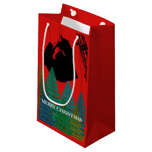 MERRY CHRISTMAS OPERATOR VAN DE ENGINEER-CRANE KLEIN CADEAUZAKJE (Voorkant Gekanteld)