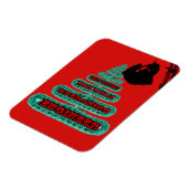 MERRY CHRISTMAS OPERATOR VAN DE ENGINEER-CRANE MAGNEET (Linkerzijde)