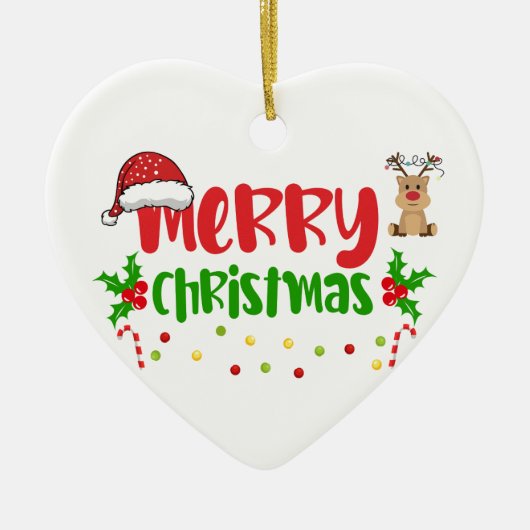 MERRY CHRISTMAS ORNAMENT (Voorkant)