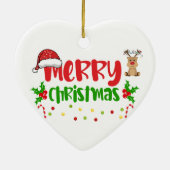 MERRY CHRISTMAS ORNAMENT (Achterkant)
