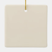 Merry Christmas Ornament Custom Dog Photo (Achterkant)