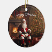 Merry Christmas Ornament: Festive Holiday Keepsake Keramisch Ornament (Links)