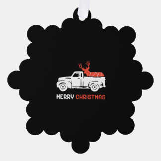MERRY CHRISTMAS ORNAMENT KAART