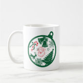 Merry Christmas Ornament Mug Koffiemok (Links)