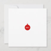 MERRY CHRISTMAS ORNAMENT Voeg uw foto toe (Achterkant)