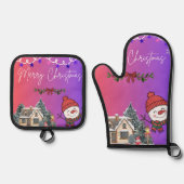 Merry Christmas  Ovenwant & Pannenlap Set (Voorkant)