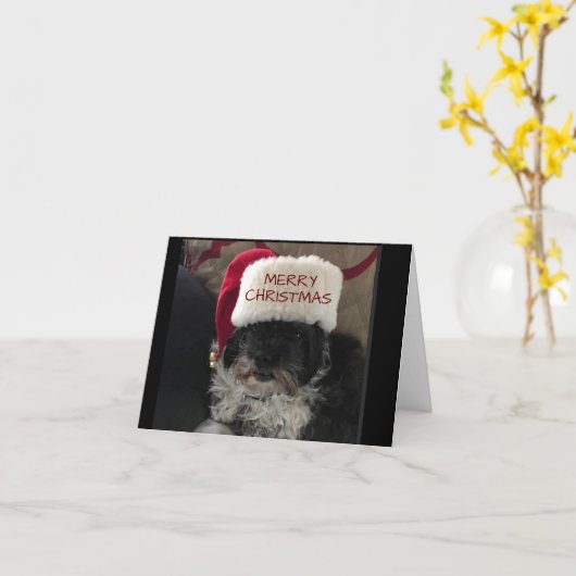 * MERRY CHRISTMAS* OVER DE MELKARTKAART KAART (Gele Bloem)