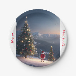 Merry Christmas Paper Bord | Feestelijk vakantiege