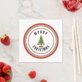 MERRY CHRISTMAS Paper Napkin Servet (Insitu)