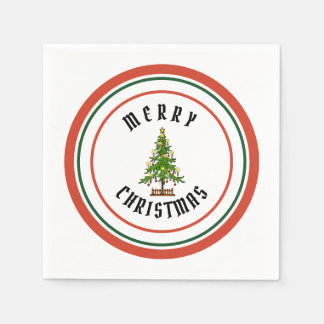 MERRY CHRISTMAS Paper Napkin Servet