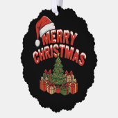 Merry Christmas Paper Ornament (Links)