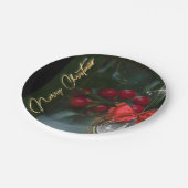 Merry Christmas Paper Plates Papieren Bordje (Gekanteld)