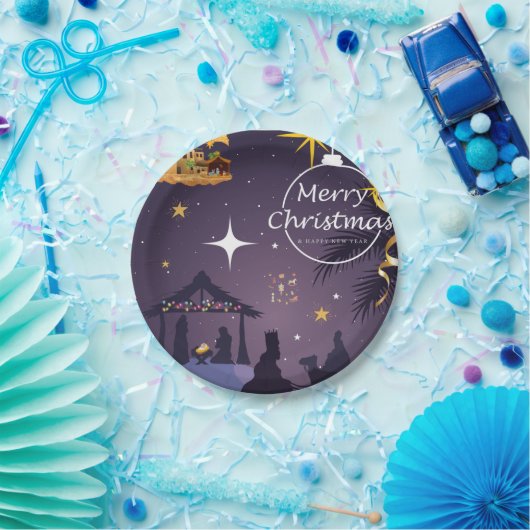 Merry Christmas Papieren Bordje (Feest)