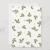 Merry Christmas Party Invitation – Fun & Festive Kaart (Achterkant)