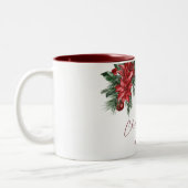 Merry Christmas Party Medewerker Client Gift Tweekleurige Koffiemok (Links)