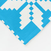 Merry Christmas pattern 1 Fleece Deken (Hoek)