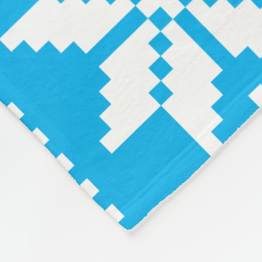 Merry Christmas pattern 1 Fleece Deken (Hoek)