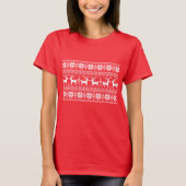 Merry Christmas pattern 1 T-shirt (Voorkant)