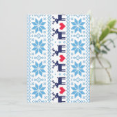 Merry Christmas pattern 2 Feestdagenkaart (Staand voorkant)