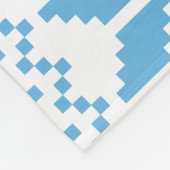 Merry Christmas pattern 2 Fleece Deken (Hoek)