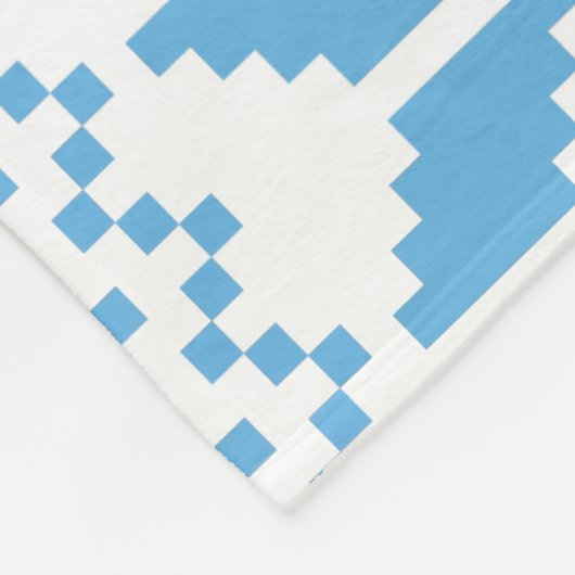 Merry Christmas pattern 2 Fleece Deken (Hoek)