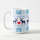 Merry Christmas pattern 2 Koffiemok (Links)