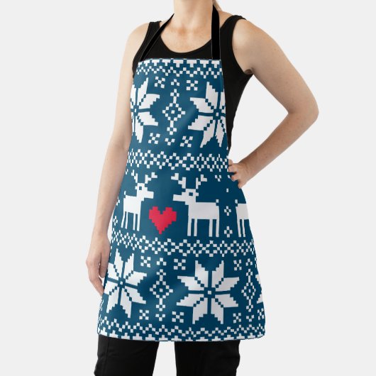 Merry Christmas pattern 2 Schort (Insitu)