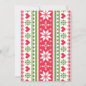 Merry Christmas pattern 3 Feestdagenkaart (Voorkant)