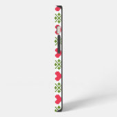Merry Christmas pattern 3 iPhone Hoesje (Linkerkant)