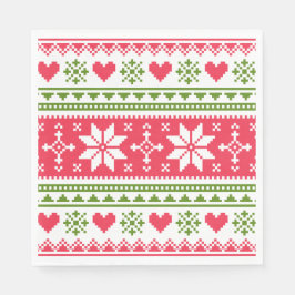 Merry Christmas pattern 3 Servet