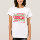 Merry Christmas pattern 3 T-shirt (Voorkant)