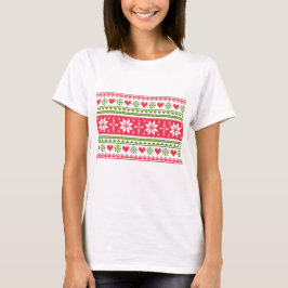Merry Christmas pattern 3 T-shirt