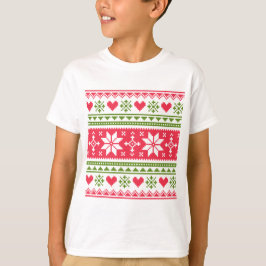 Merry Christmas pattern 3 T-shirt