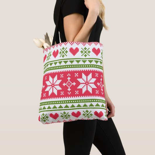 Merry Christmas pattern 3 Tote Bag (Dichtbij)