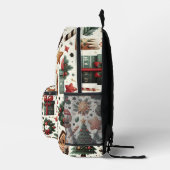 Merry Christmas Pattern Rugzak (Rechts)