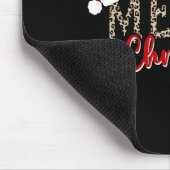 Merry Christmas Pattern Xmas Leopard Family Cute W Muismat (Hoek)