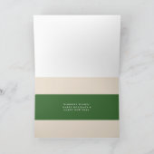 MERRY CHRISTMAS Peace Joy Love Feestdagen Kaart (Binnen)