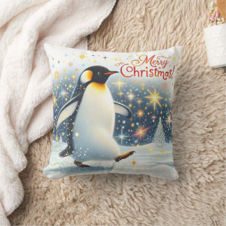 Merry Christmas - Penguin - Pillow Kussen