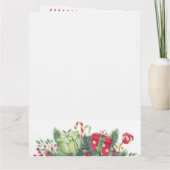 Merry Christmas Personalized Holiday Card Kaart (Achterkant)