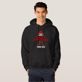 MERRY CHRISTMAS PERSONALIZED HOODIE