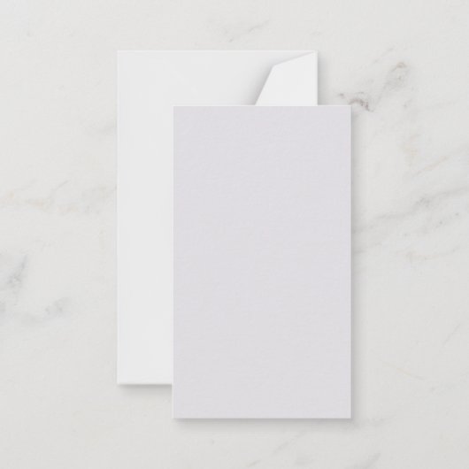 Merry Christmas Personalized Note Card | Red Bow Notitiekaartje (Achterkant)