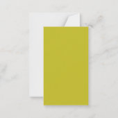 Merry Christmas Personalized Note Card | Red Bow Notitiekaartje (Achterkant)