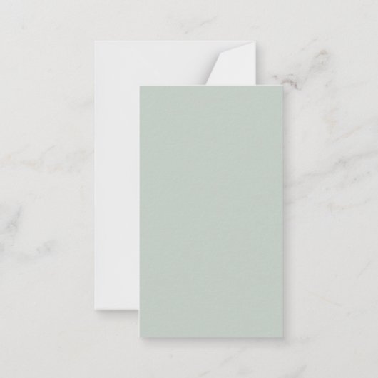 Merry Christmas Personalized Note Card | Red Bow Notitiekaartje (Achterkant)