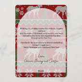 Merry Christmas Personalized Photo Card Kaart (Achterkant)