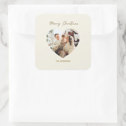 Merry Christmas Personalized Sticker (Tas)