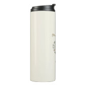 Merry Christmas Personalized Thermal Tumbler Thermosbeker (Gedraaid links)