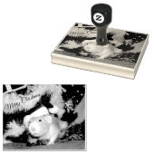 Merry Christmas Pet Rat Rubber Stamp Rubberstempel (Gestempeld)